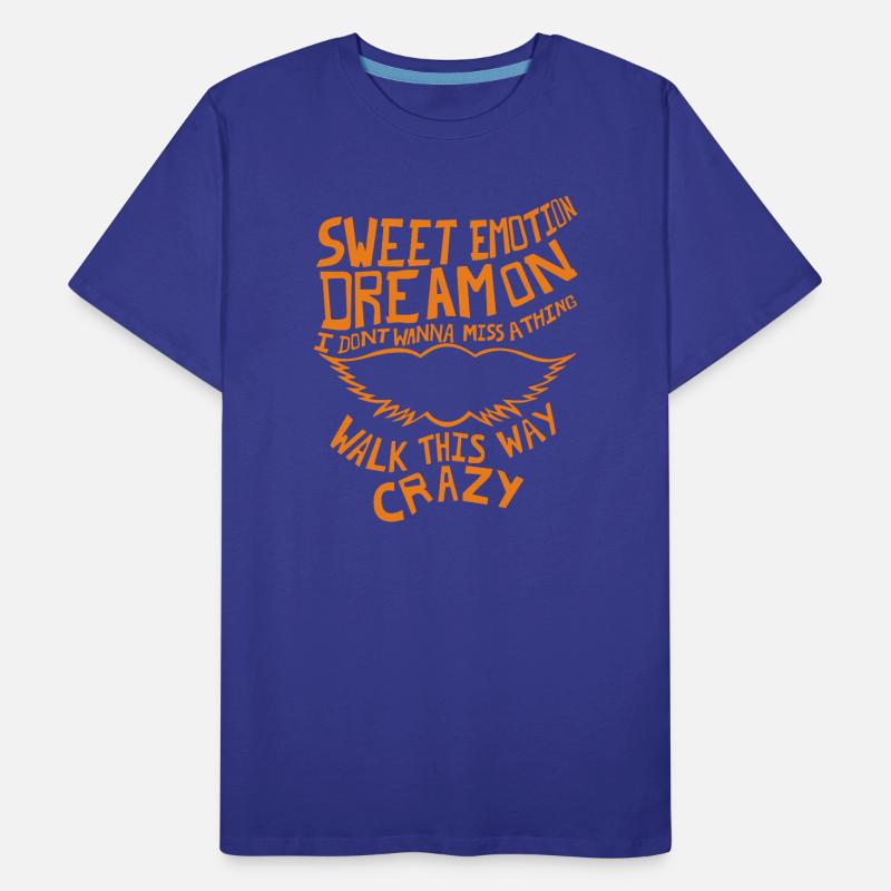 Winged Rock Lyric Typography Tee Men's Premium Organic T-Shirt