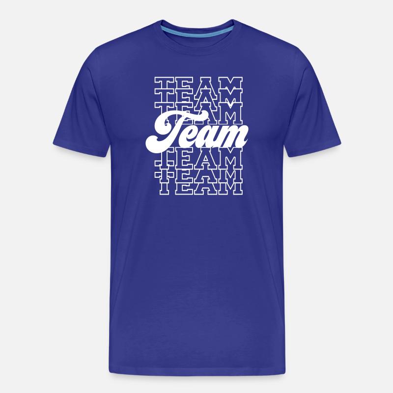 Team - Männer Premium Bio T-Shirt - Königsblau