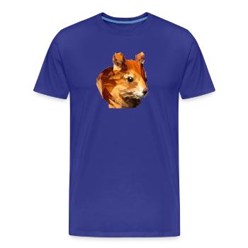 Polygon Squirrel - Men's Premium Organic T-Shirt - royal blue - Front - Damien (186cm)