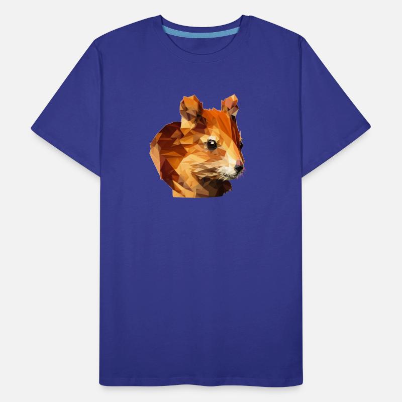 Polygon Squirrel Men's Premium Organic T-Shirt
