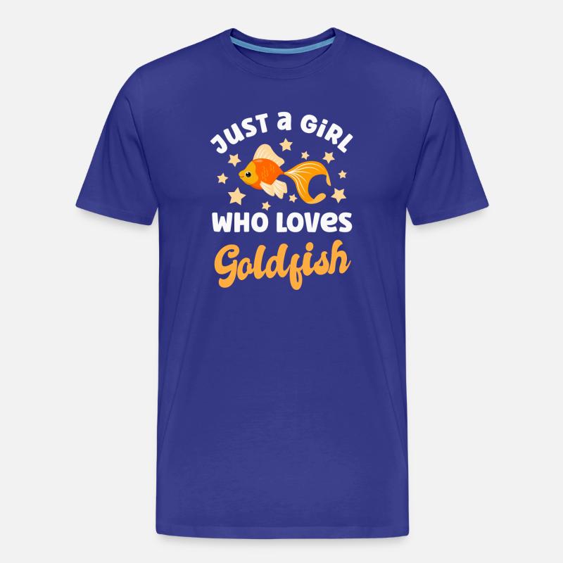 Goldfisch - Männer Premium Bio T-Shirt - Königsblau