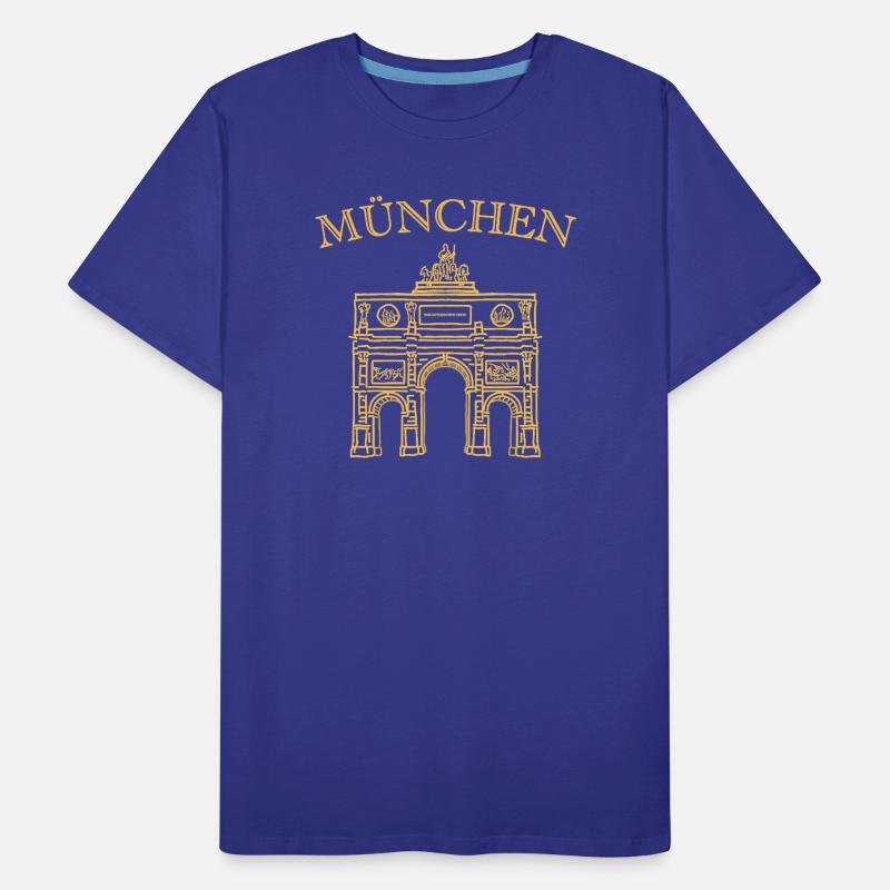 Iconic Victory Gate Munich Men's Premium Organic T-Shirt