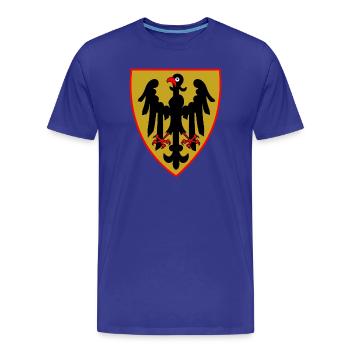 Saint Empire romain germanique - T-shirt bio Premium Homme - bleu roi - Devant - Damien (186cm)