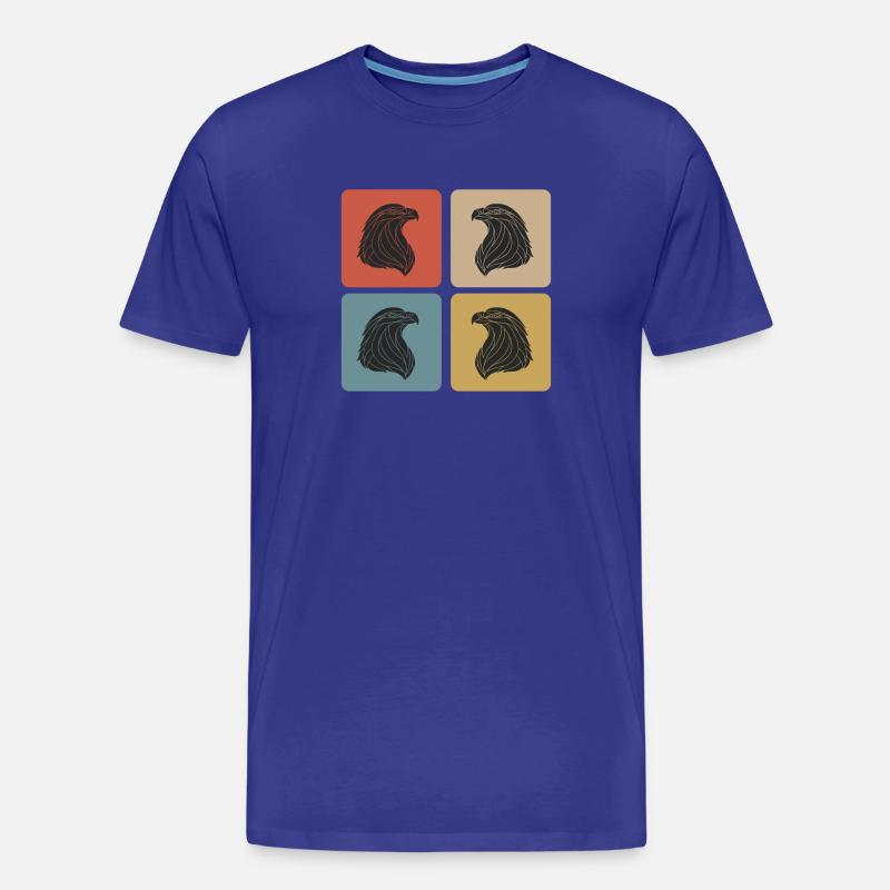 Adler Design - Männer Premium Bio T-Shirt - Königsblau