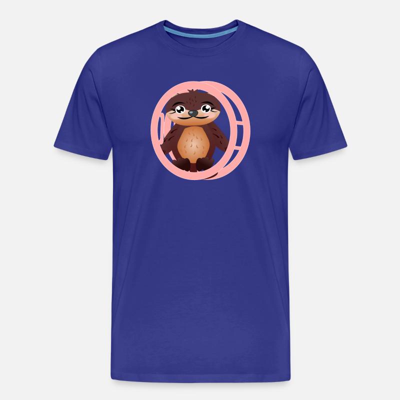 Rhönrad Kinder Turnen - Seeotter - Männer Premium Bio T-Shirt - Königsblau