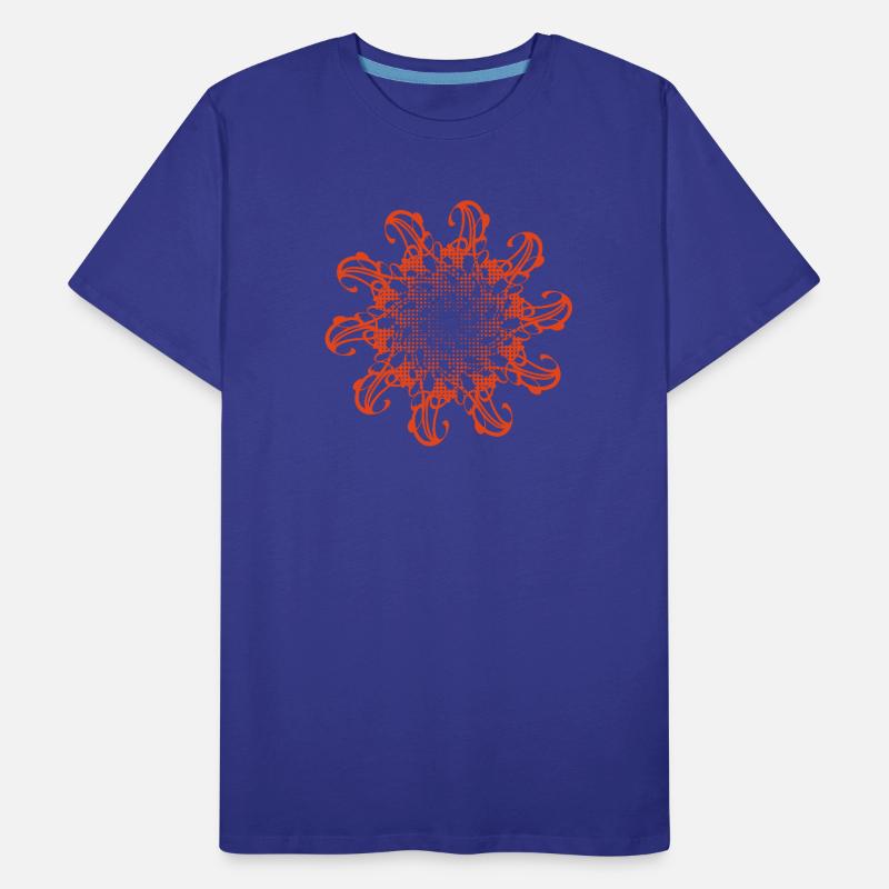 Random patterns rotated and dotted Men's Premium Organic T-Shirt