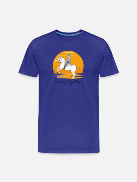 Working Equitation - Männer Premium Bio T-Shirt - Königsblau