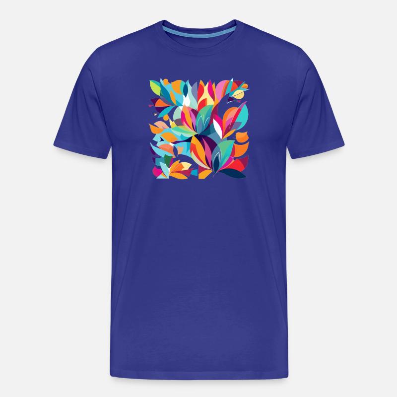 Flower Dance - Männer Premium Bio T-Shirt - Königsblau