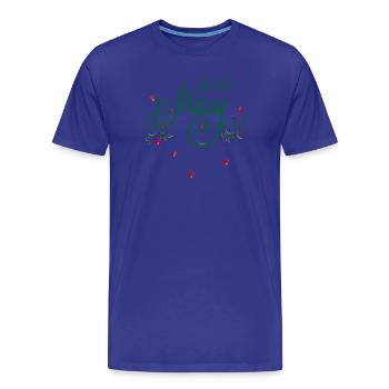 Mai, Monat, Frühling - Männer Premium Bio T-Shirt - Königsblau - Vorne - Damien (186cm)