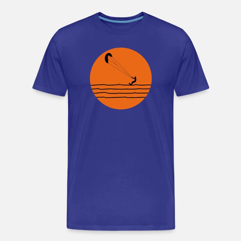 Kitesurfing - Men's Premium Organic T-Shirt - royal blue