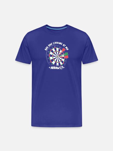 Dart pub design - Men's Premium Organic T-Shirt - royal blue