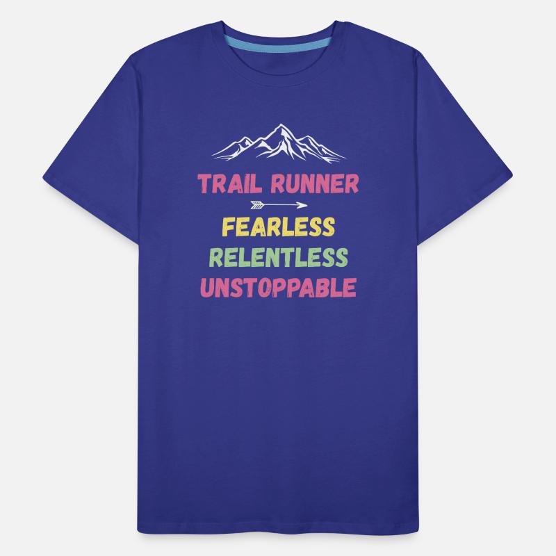 Trail Runner - Intrépide. Implacable. Imparable. T-shirt bio Premium Homme