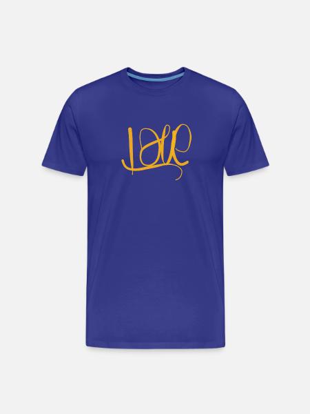 Kapuzenpullover Love Hoodie Liebe - Men's Premium Organic T-Shirt - royal blue