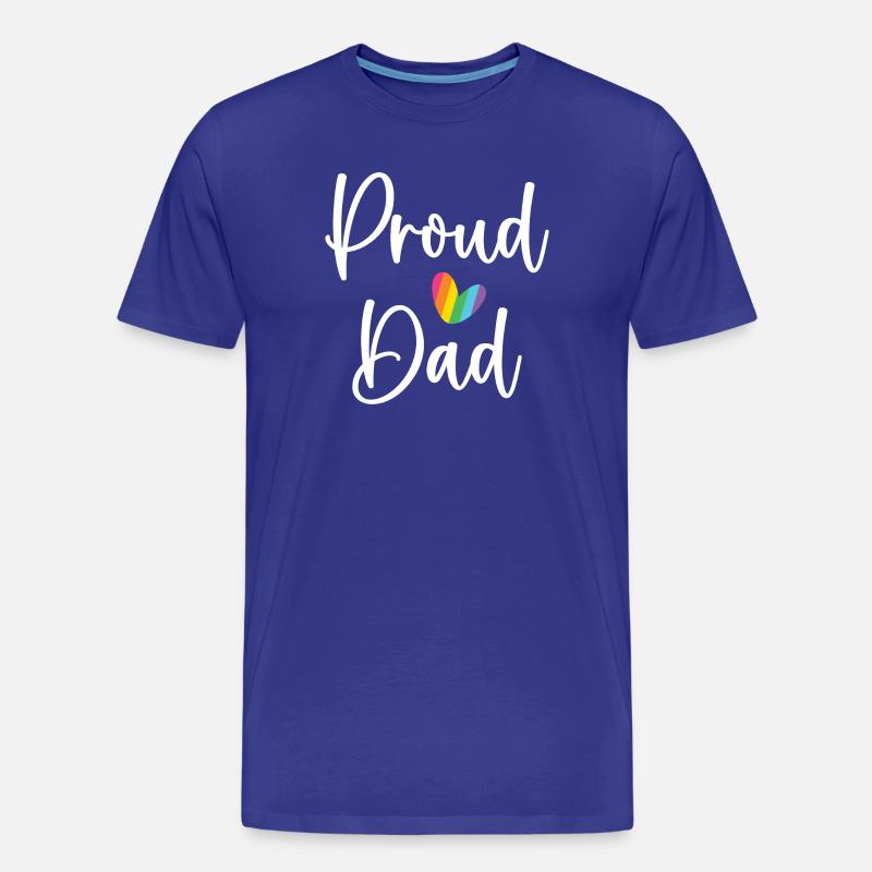 Stolzer Papa - Männer Premium Bio T-Shirt - Königsblau