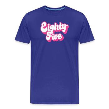 Quatre-vingt-cinq femmes du 85e anniversaire de ses 85 ans - T-shirt bio Premium Homme - bleu roi - Devant - Damien (186cm)