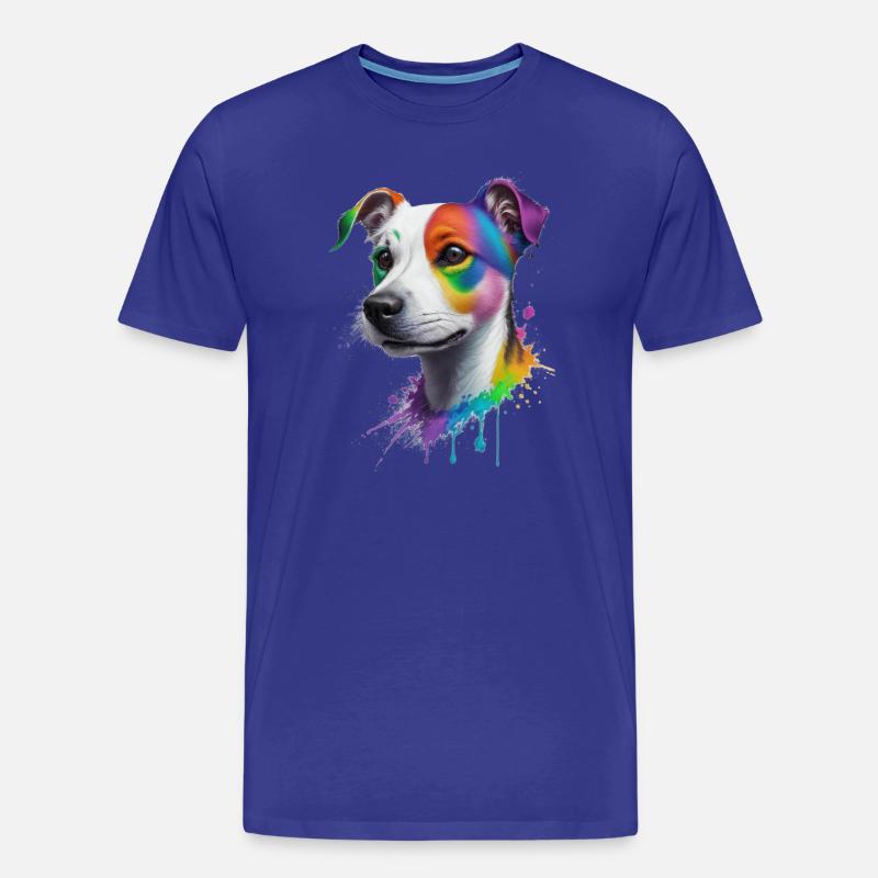 Jack Russel Terrier - Männer Premium Bio T-Shirt - Königsblau