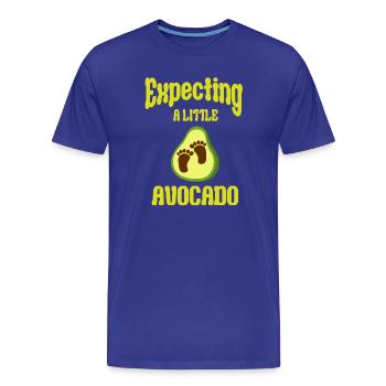 lawyer, humorous lawyer, avocado, baby avocado - Men's Premium Organic T-Shirt - royal blue - Front - Damien (186cm)
