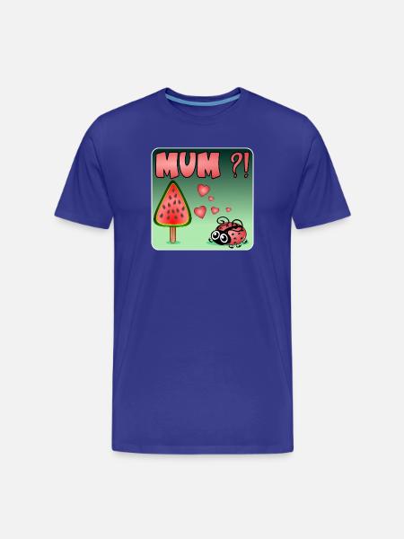 Watermelon BUG - Men's Premium Organic T-Shirt - royal blue