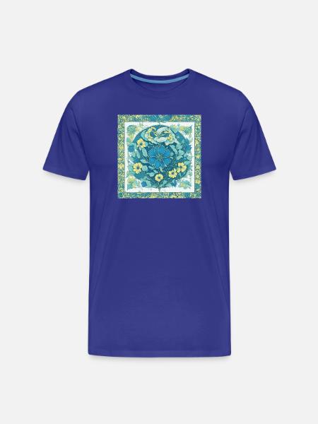 Fleur - T-shirt bio Premium Homme - bleu roi