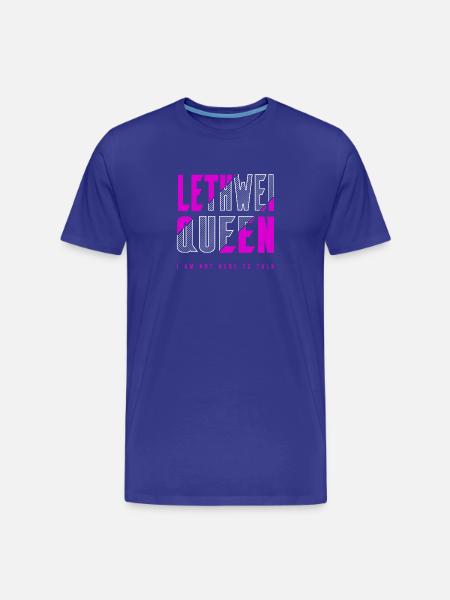 Lethwei Queen - Men's Premium Organic T-Shirt - royal blue