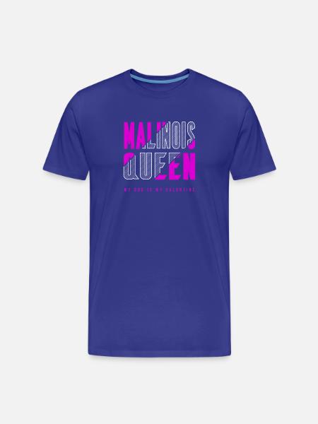 Malinois Queen - Men's Premium Organic T-Shirt - royal blue
