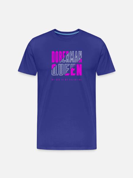 Reine Doberman - T-shirt bio Premium Homme - bleu roi