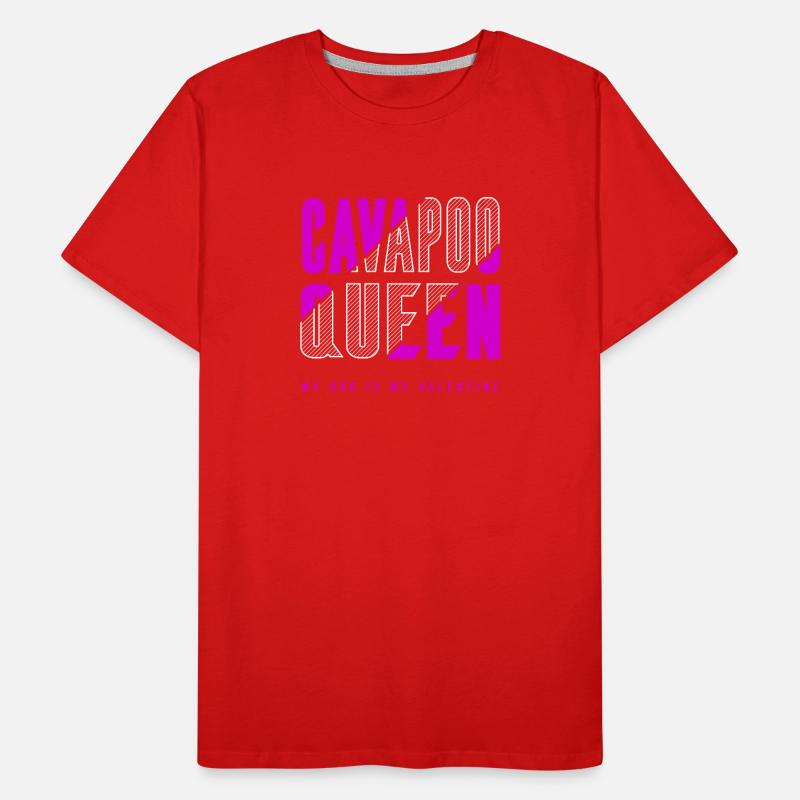 Cavapoo Königin Männer Premium Bio T-Shirt