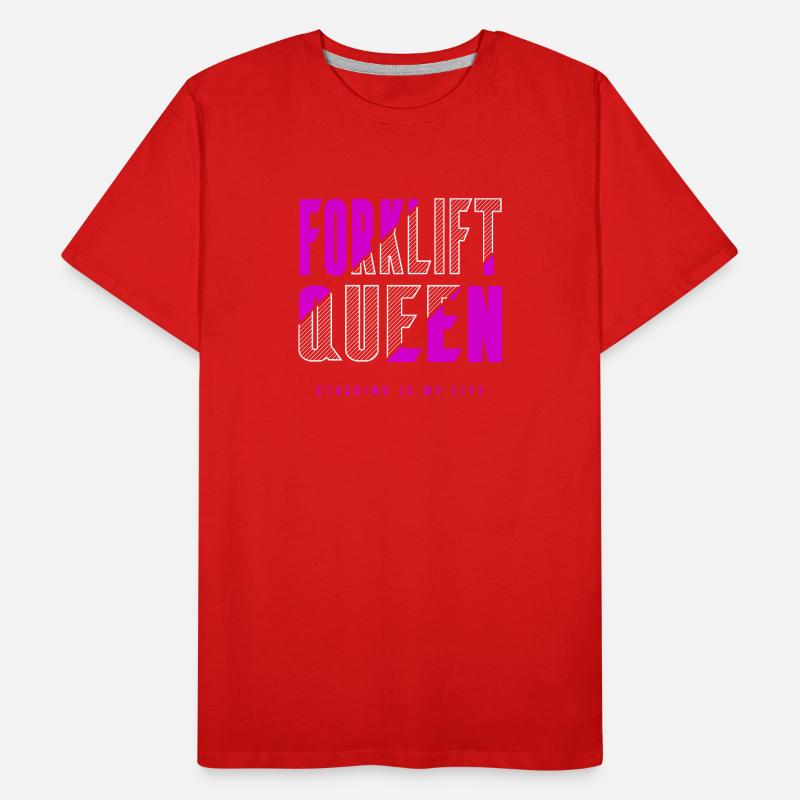Gabelstapler Königin Männer Premium Bio T-Shirt