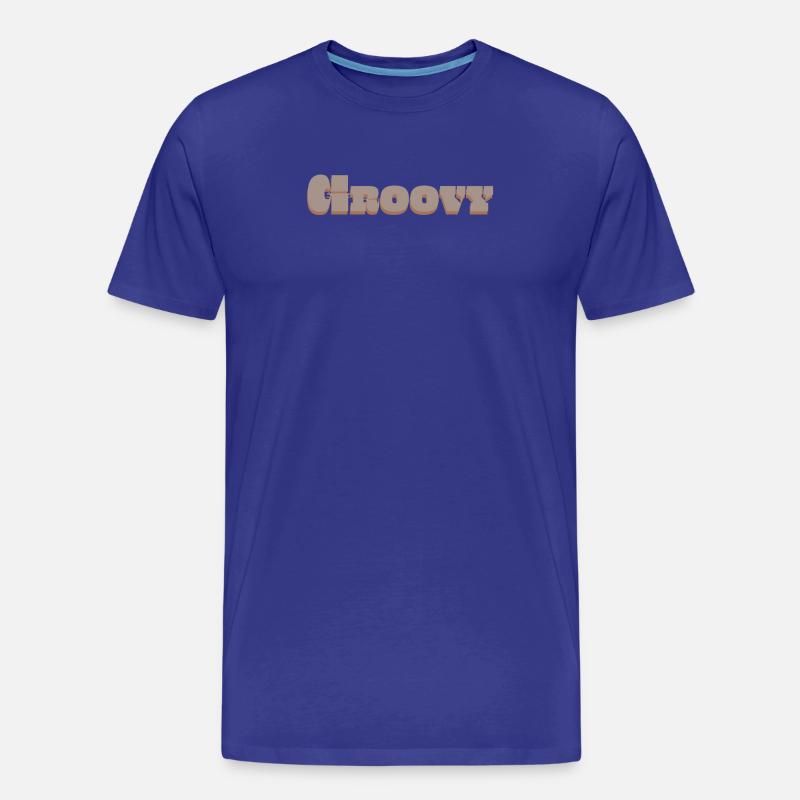 Groovig - Männer Premium Bio T-Shirt - Königsblau
