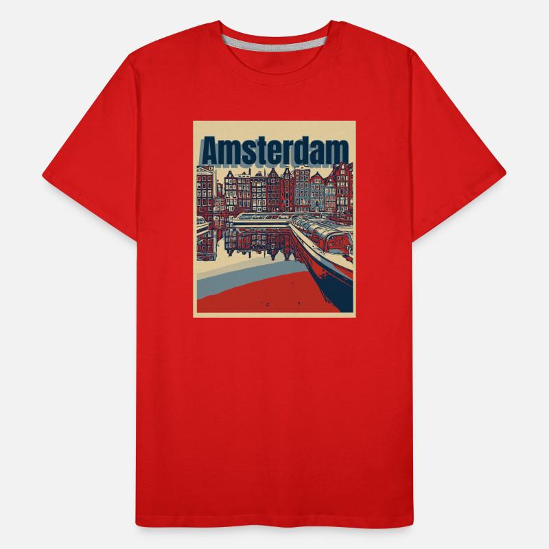 Amsterdam T-shirt bio Premium Homme