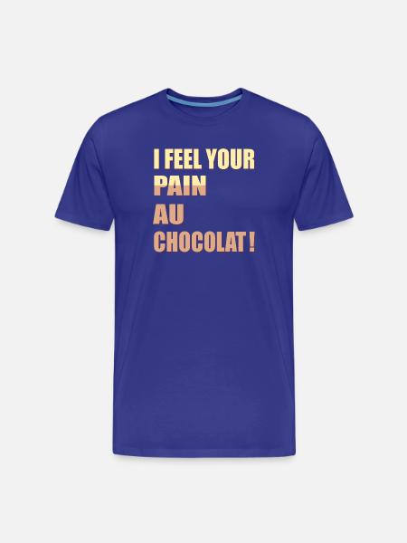 Chocolate rolls France England - Men's Premium Organic T-Shirt - royal blue