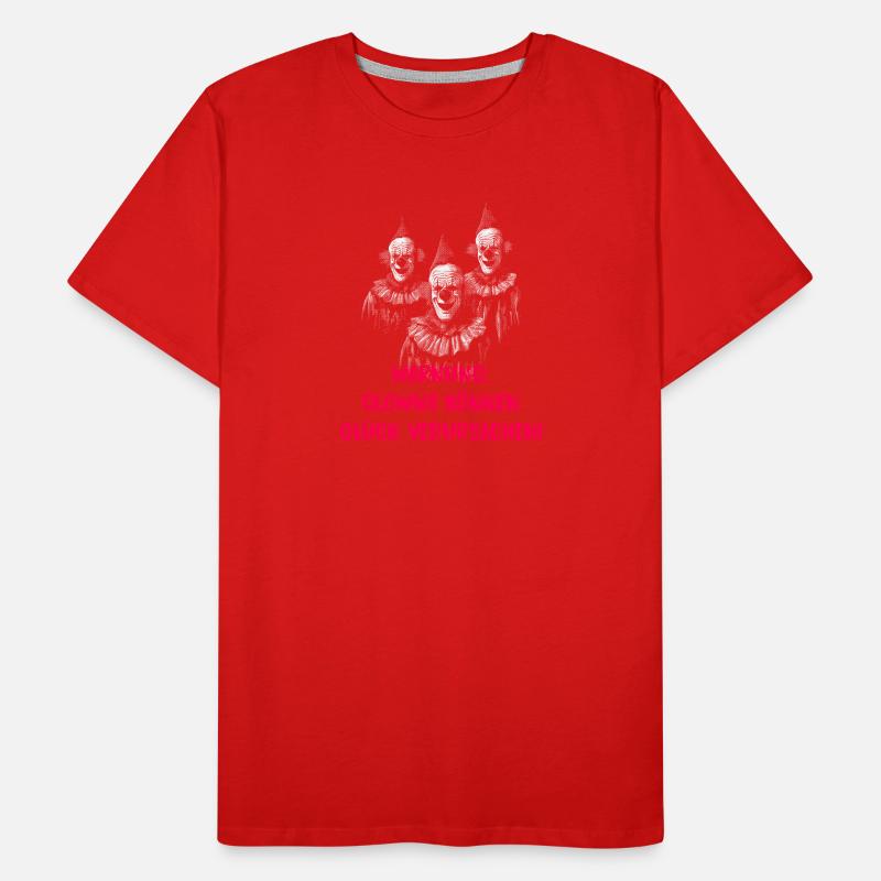 Clown Design Männer Premium Bio T-Shirt