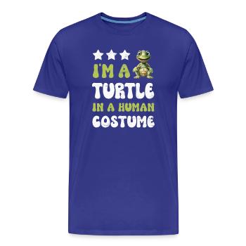 Tortues tortues - T-shirt bio Premium Homme - bleu roi - Devant - Damien (186cm)