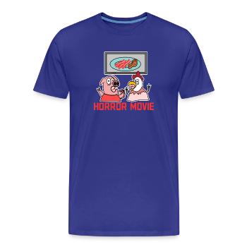Cinéma Films Déclaration Cinéma Night Cinéma Streaming - T-shirt bio Premium Homme - bleu roi - Devant - Damien (186cm)