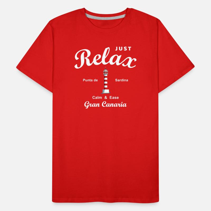 Relax, Gran Canaria, Punta de Sardina, Spanien Männer Premium Bio T-Shirt