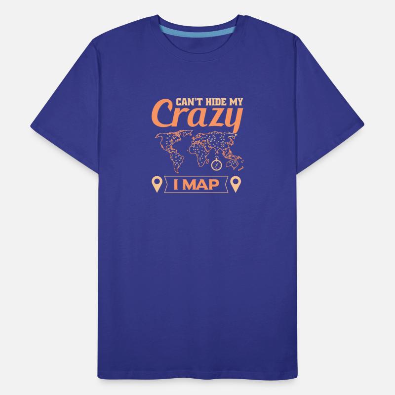 Conception cartographique T-shirt bio Premium Homme