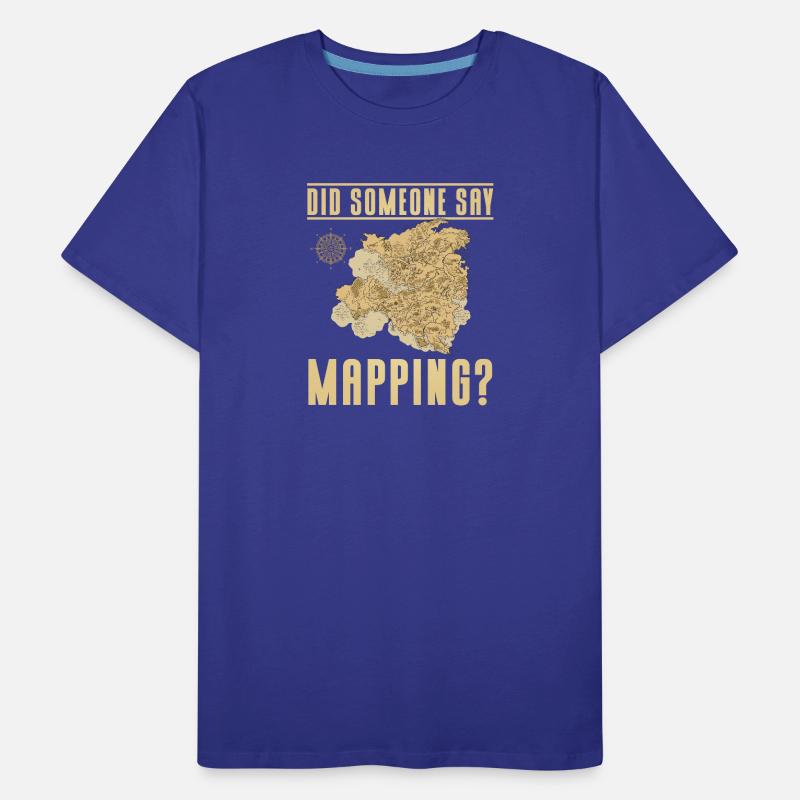 Conception cartographique T-shirt bio Premium Homme