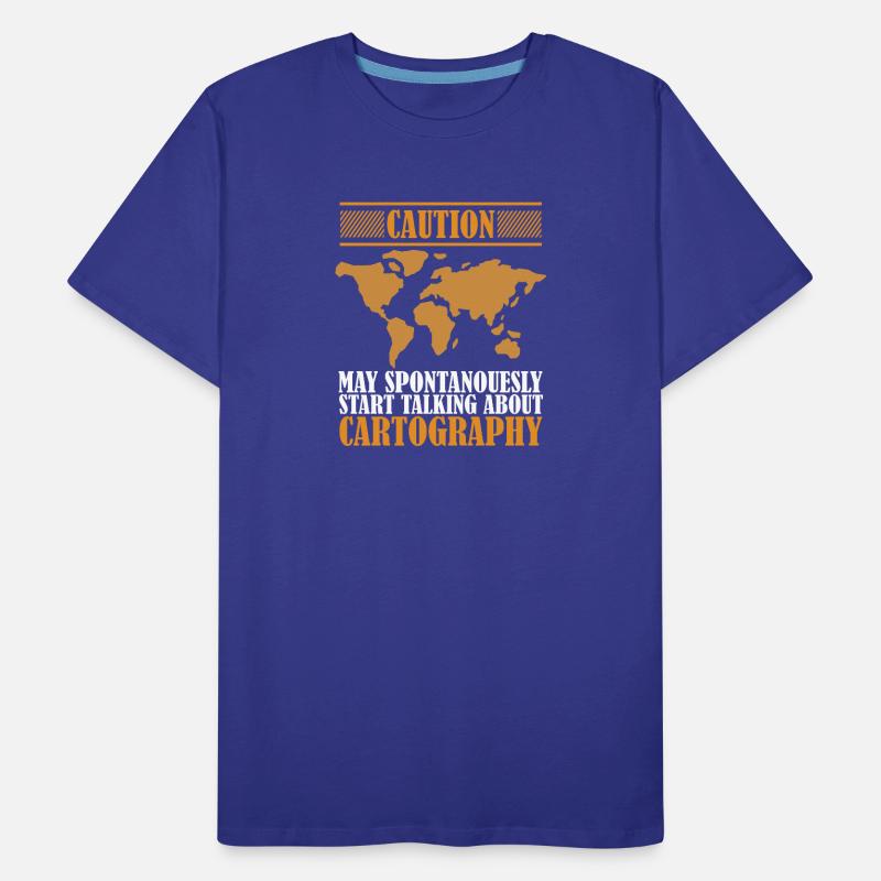 Conception cartographique T-shirt bio Premium Homme