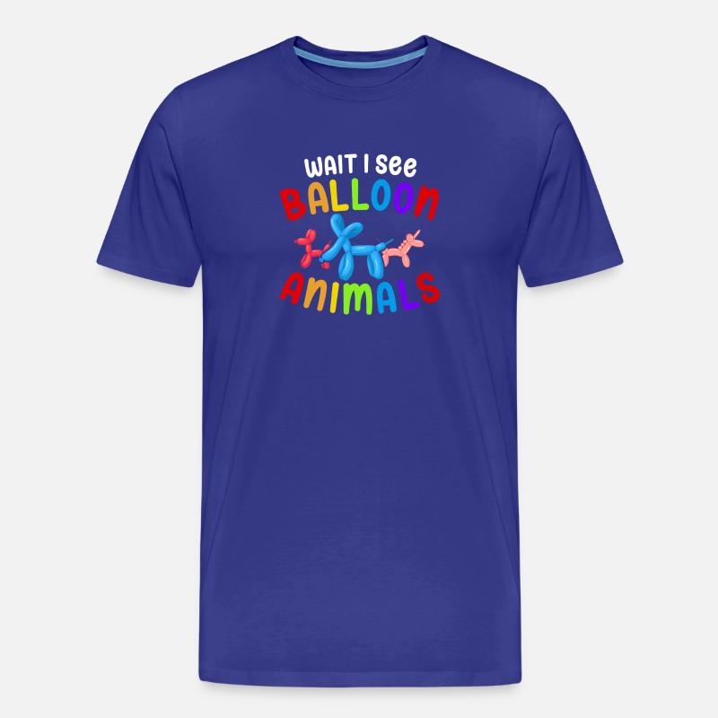 Ballon Twisting Design - Männer Premium Bio T-Shirt - Königsblau