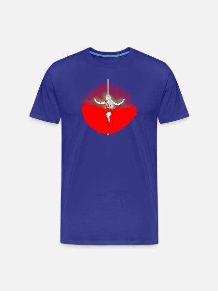 Red-hot pole dance - Men's Premium Organic T-Shirt - royal blue