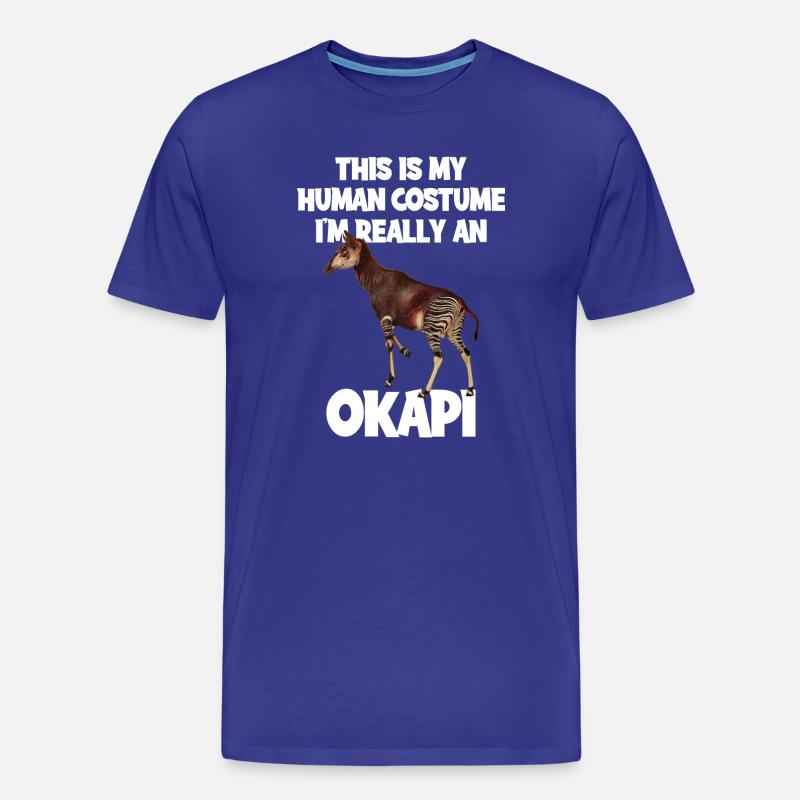 Okapi Zoo Expedition - Männer Premium Bio T-Shirt - Königsblau