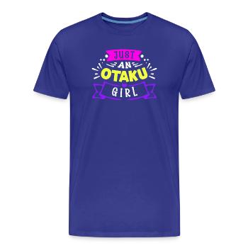 Otaku Manga Anime Déclaration Coeur Fille Japonaise - T-shirt bio Premium Homme - bleu roi - Devant - Damien (186cm)