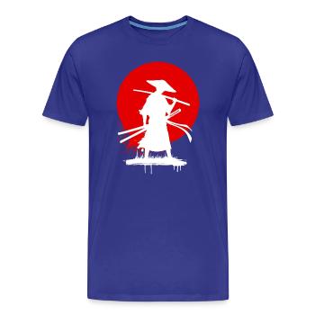 Japanese Animation Manga Comic Anime Animation - Men's Premium Organic T-Shirt - royal blue - Front - Damien (186cm)