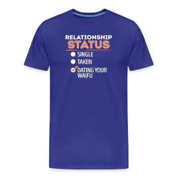 Anime Japon Mangastyle Déclaration Manga Animation - T-shirt bio Premium Homme - bleu roi - Devant - Damien (186cm)