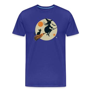 Witch - Men's Premium Organic T-Shirt - royal blue - Front - Damien (186cm)