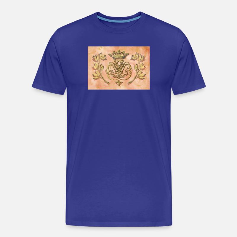Bach Siegel / Monogramm / Wappen / Insignien - Männer Premium Bio T-Shirt - Königsblau