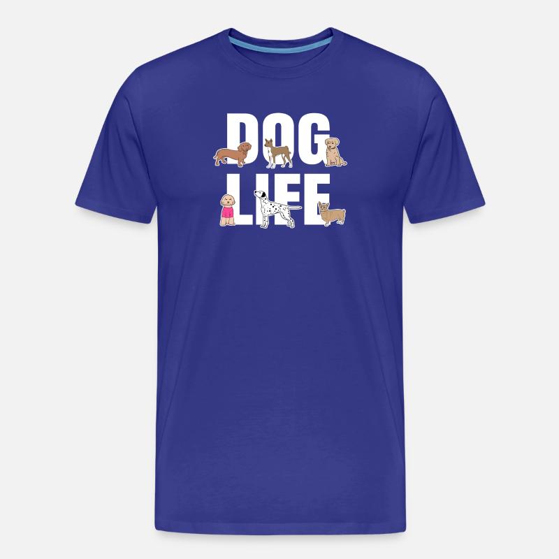 Déclaration de chiot animal préféré - T-shirt bio Premium Homme - bleu roi