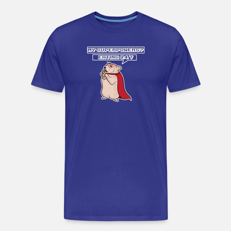 Maus Statement Haustiere Heimtier Statement - Männer Premium Bio T-Shirt - Königsblau