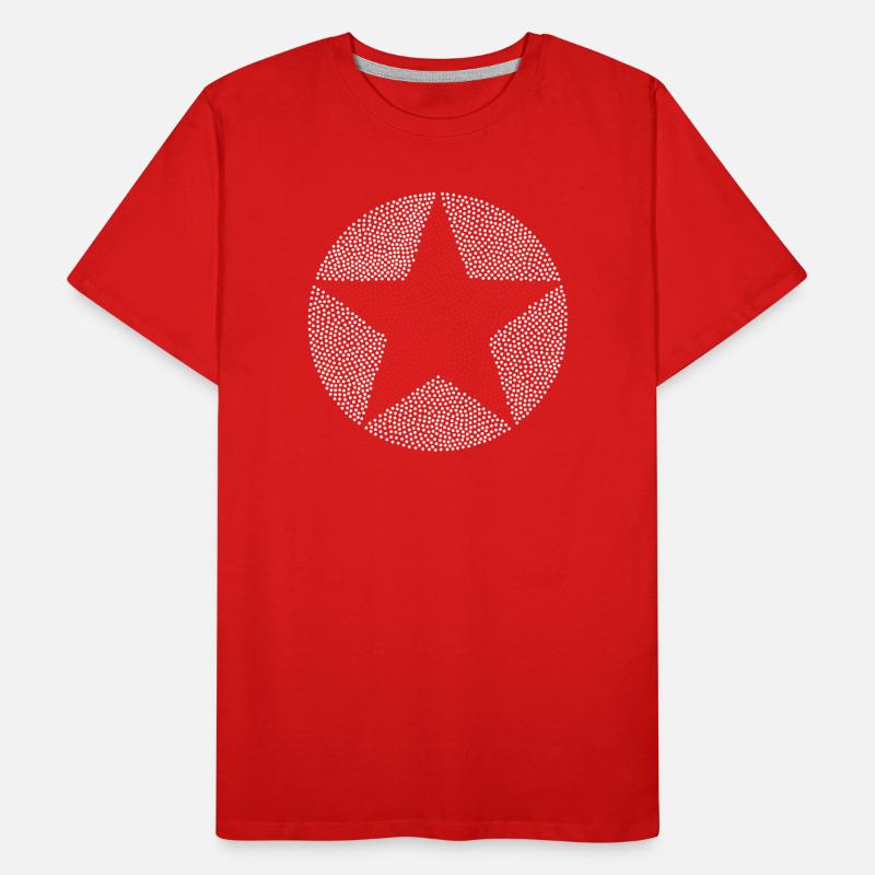 stern im kreis Männer Premium Bio T-Shirt