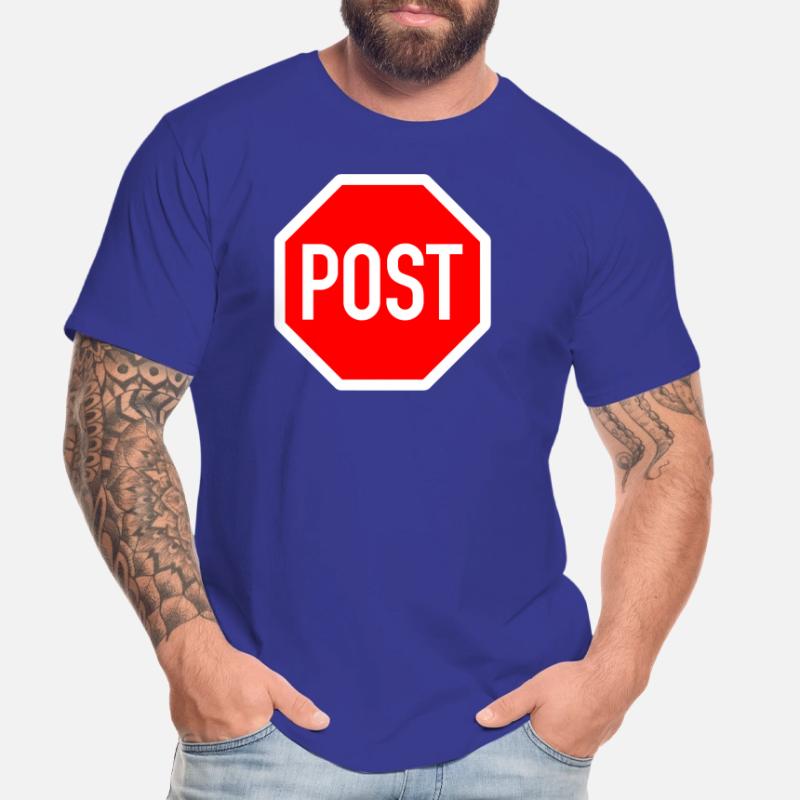 post oder stop? Männer Premium Bio T-Shirt